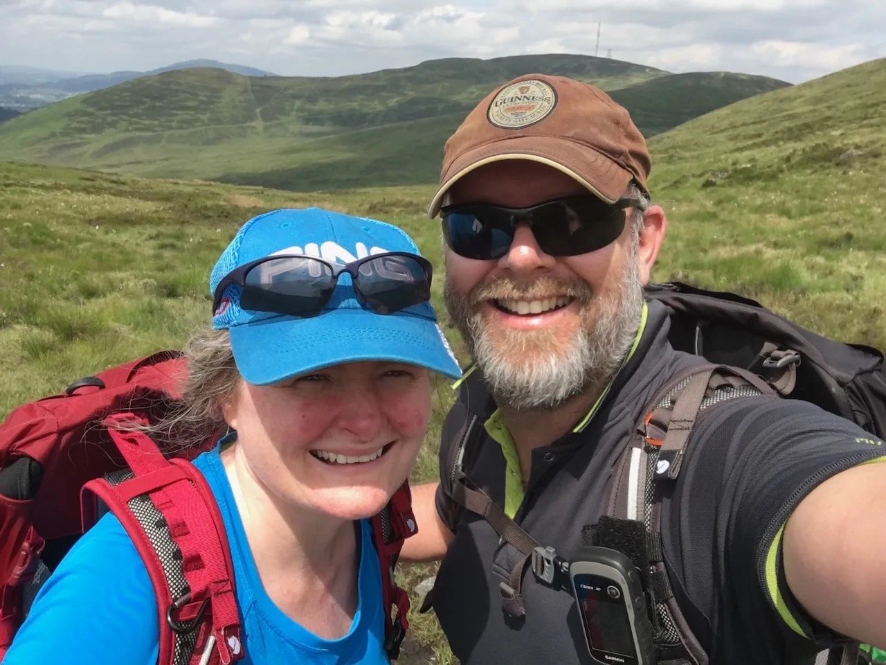 Cliff & Louise Waijenberg on the trail